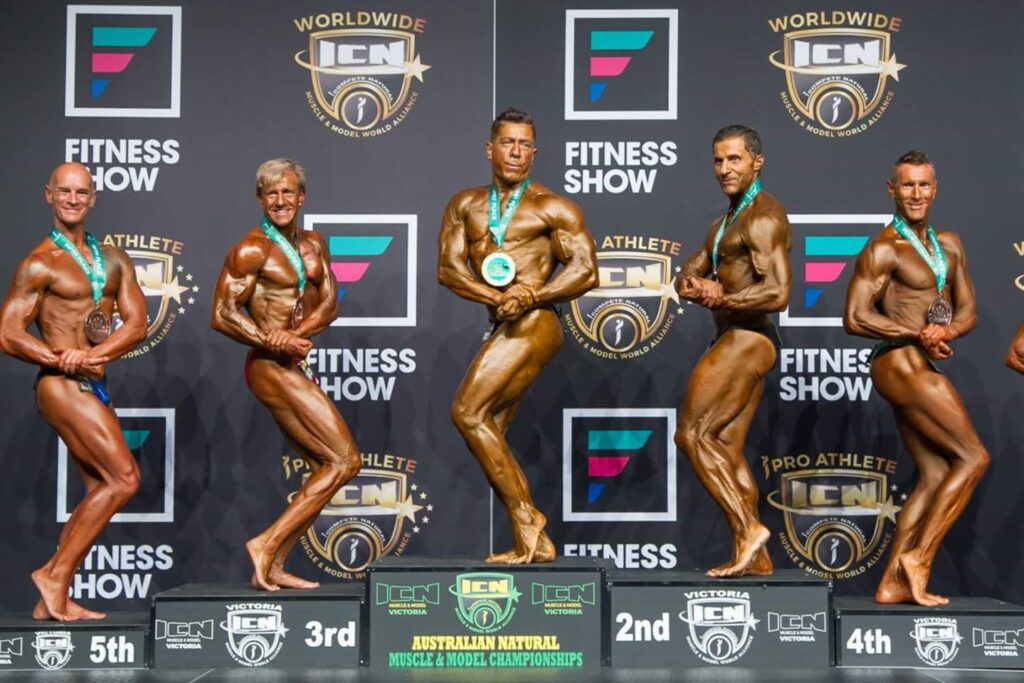 On stage at the Australian Nationals