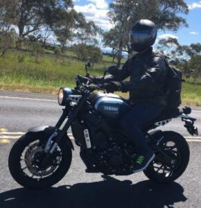 On the Yamaha